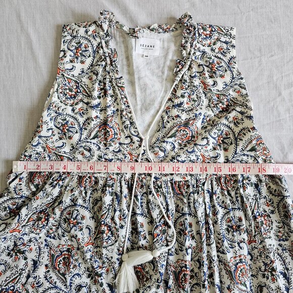 Sezane Clare Dress Imprimé Cachemire - Size 38 - Picture 4 of 9